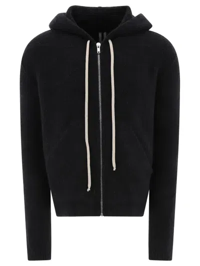 Drkshdw Sweater With Hoodie And Zipper In Black