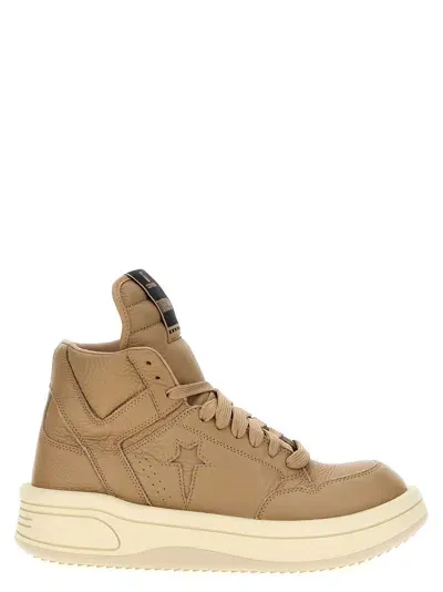 Drkshdw X Converse Turbowpn Sneakers In Beige