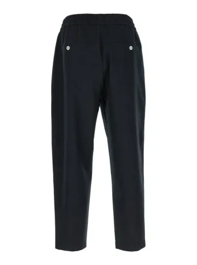 Drôle De Monsieur Le Pantalon Cropped In Black