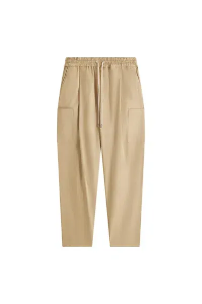 Drôle De Monsieur Trousers In Dark Beige