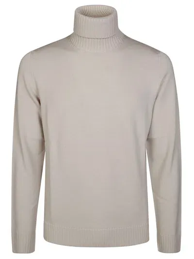 Drumhor Maglia Dolcevita Merino 7 In Beige