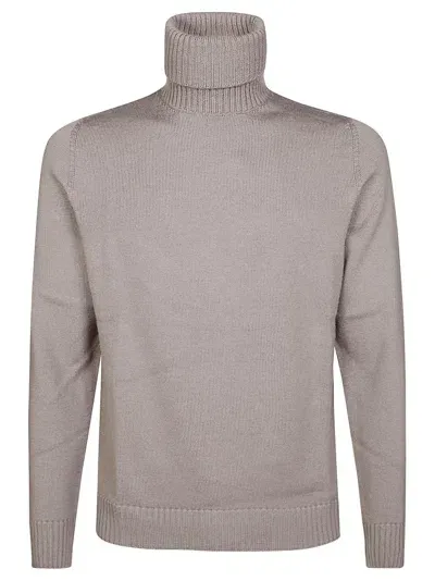 Drumhor Maglia Dolcevita Merino 7 In Gray