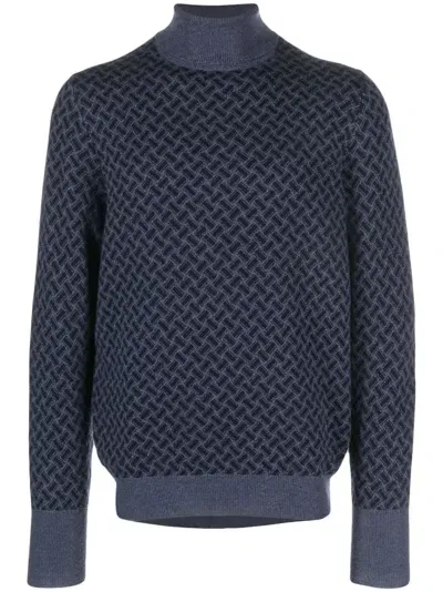 Drumohr Biscottino Cashmere Jumper In Blue