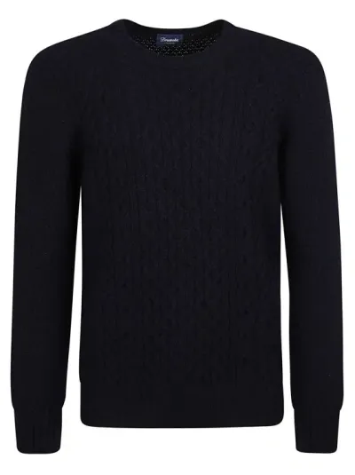 Drumohr Blue Wool Sweater