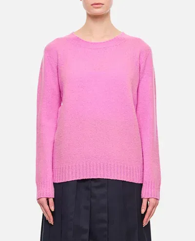 Drumohr Lambs Wool Sweater In Rose