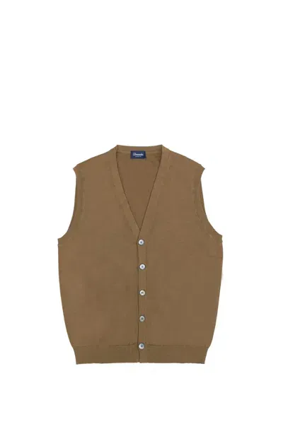 Drumohr Gilet In Brown