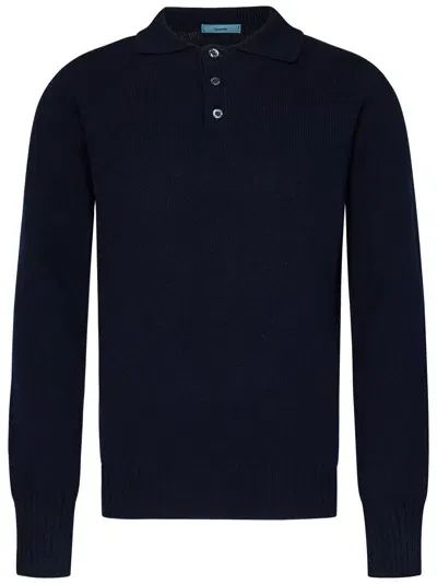 Drumohr Polo Shirt In Blue