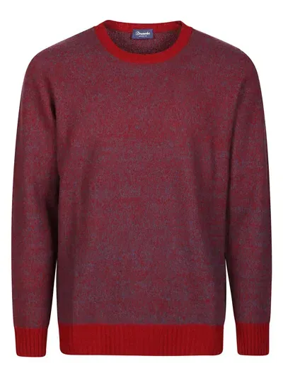 Drumohr Round Neck Sweater In Red