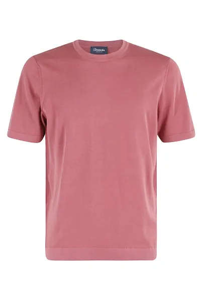 Drumohr T Shirt Mc T Frosted In Rosa