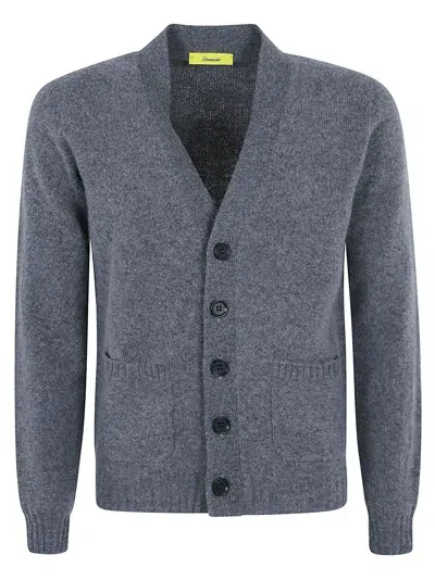 Drumohr V-neck Cardigan In Grey