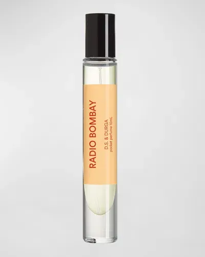 D.s. & Durga Radio Bombay Pocket Perfume Roll-on Oil, 0.33 Oz. In White