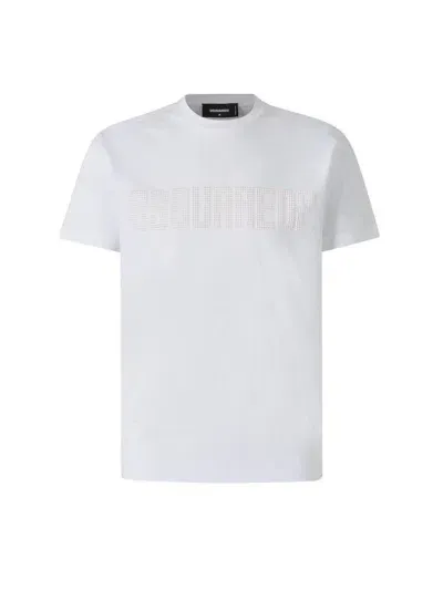 Dsquared2 3d-printed Logo Cool Fit T-shirt In White