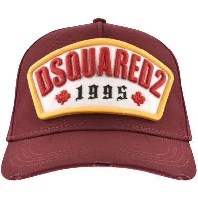 Dsquared2 Baseball Cap Burgundy