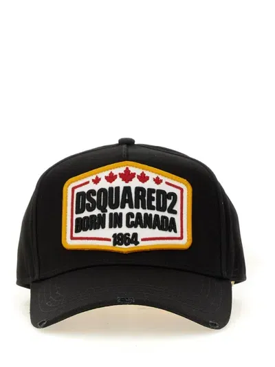 Dsquared2 Baseball Hat With Logo In Black