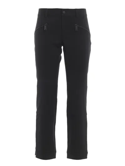 Dsquared2 Biker Wool Blend Trousers In Black