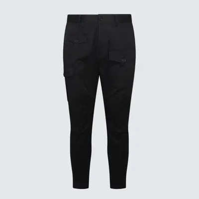 Dsquared2 Black Cotton Pants