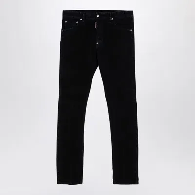 Dsquared2 Black Cotton Denim Jeans