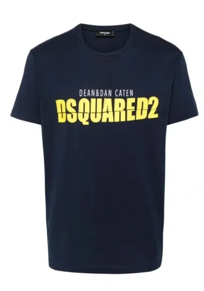 Dsquared2 Cool Fit Cotton T-shirt In Blue