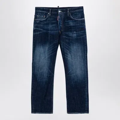 Dsquared2 Washed-out Denim Jeans In Blue