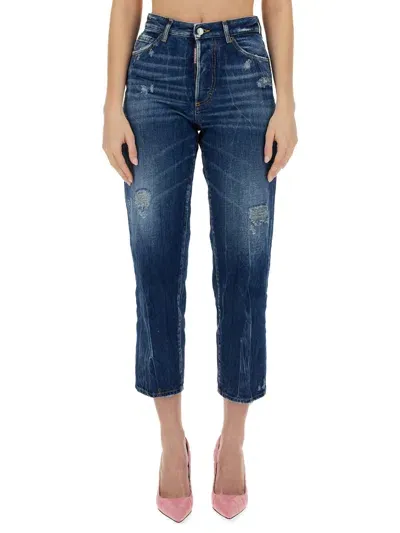 Dsquared2 Boston Jeans In Blue