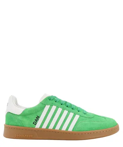 Dsquared2 Boxer Sneakers In Green