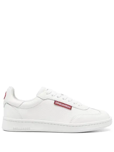 Dsquared2 Boxer Sneakers In White