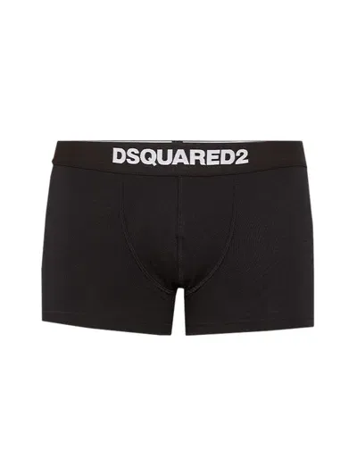 Dsquared2 Boxers With Logo In Black