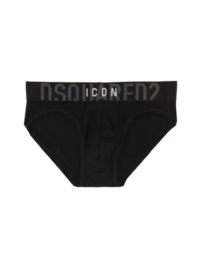 Dsquared2 Icon Briefs In Black