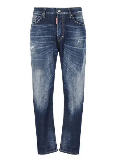 Dsquared2 Bro Jeans In Blue