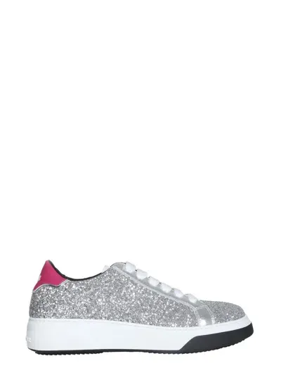 Dsquared2 Glittered Lace In Silver