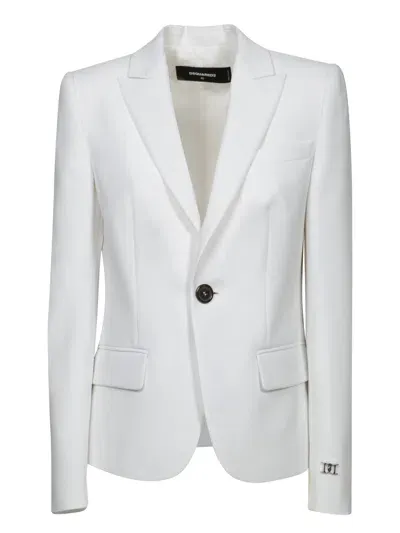 Dsquared2 Cady Ivory Jacket In White