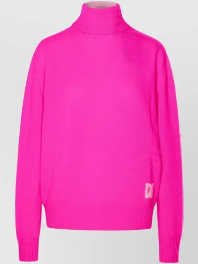 Dsquared2 Two-tone Sweater In Pink