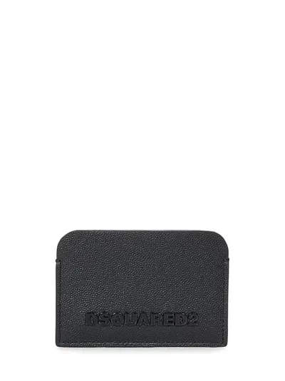 Dsquared2 Classic Evening Credit Card Holder In Black