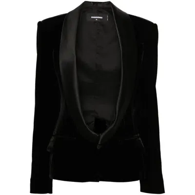 Dsquared2 Blazer In Black