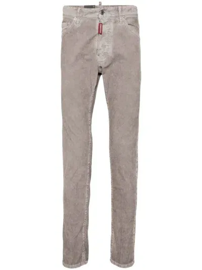 Dsquared2 Cool Guy Corduroy Skinny Trousers In 111 Grey