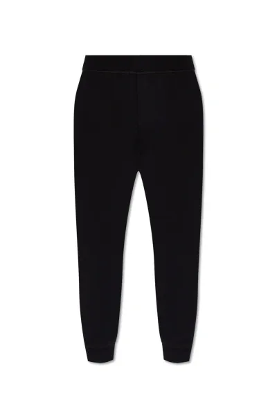 Dsquared2 Cotton Sweatpants In Black