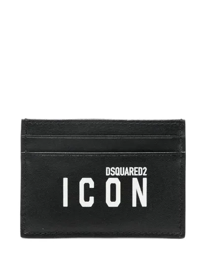 Dsquared2 Credit Card Holder Accessories In Black