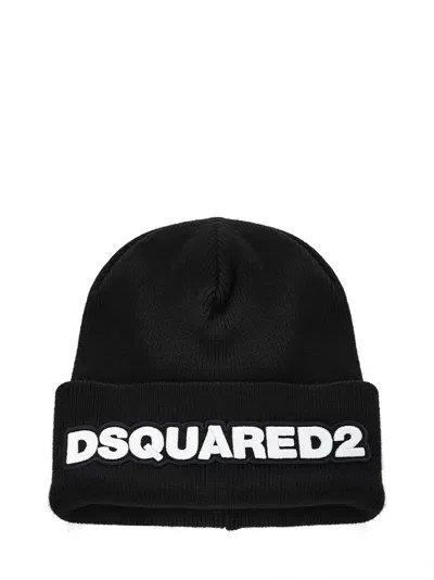 Dsquared2 D2 Hat In Black