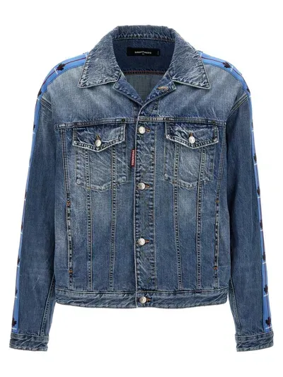 Dsquared2 Dan Denim Jacket In Azul Claro