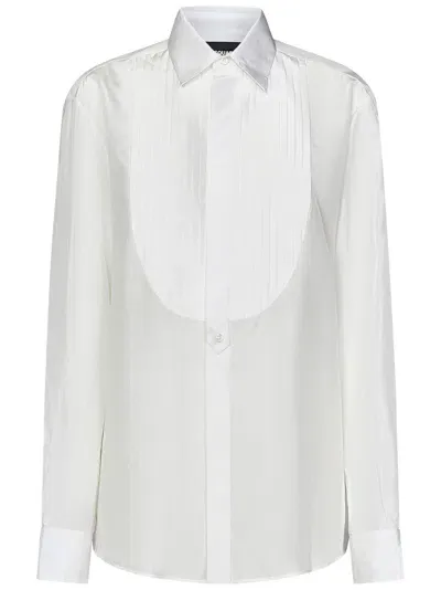 Dsquared2 Dean Night Maxi Shirt In White