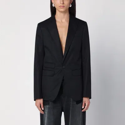 Dsquared2 Dean Single-breasted Jacket Black