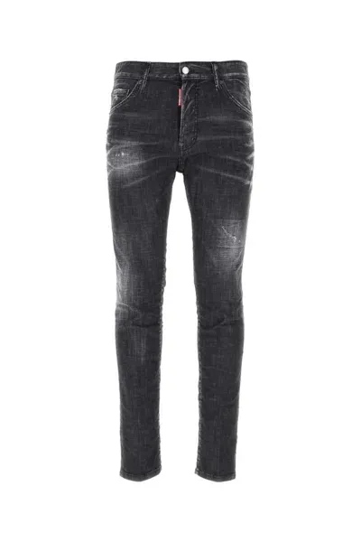 Dsquared2 Black Stretch Denim Cool Guy Jeans