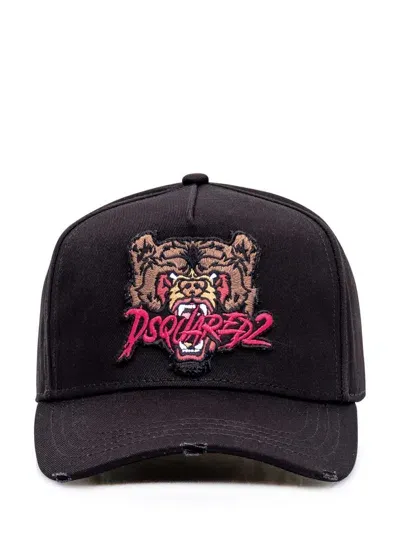 Dsquared2 Horror Lodge Hat In Black