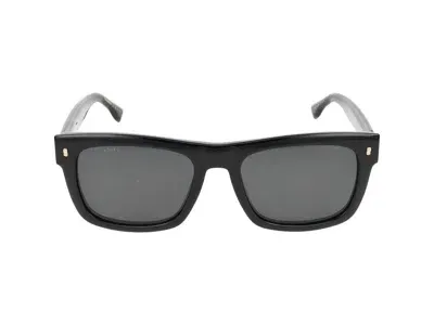 Dsquared2 Eyewear Square Frame Sunglasses In Black