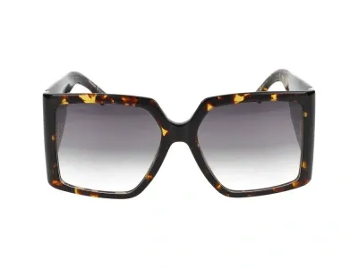 Dsquared2 Eyewear Square Frame Sunglasses In Brown Havana