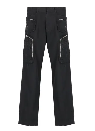 Dsquared2 Fisherman Cargo Pants In Black