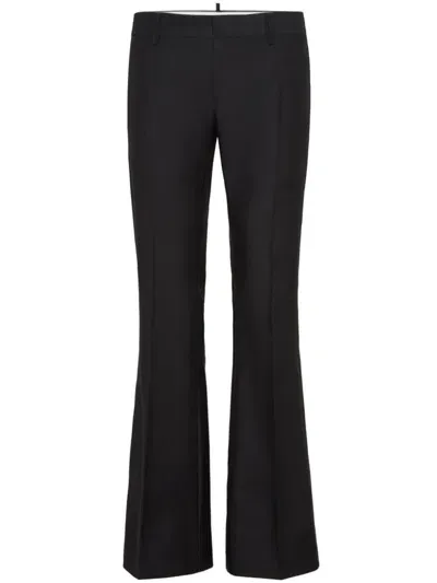 Dsquared2 Flared Tailored Trousers In Black