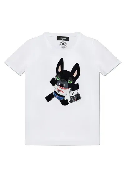 Dsquared2 Graphic In White