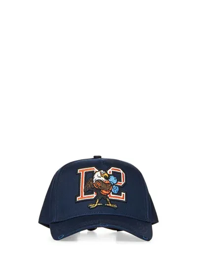 Dsquared2 Baseball Hat In Blue