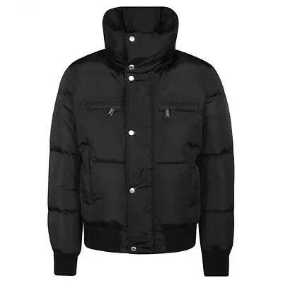 Pre-owned Dsquared2 Herren Bomberjacken/harrington S71an0245 S53353 900 Jacke In Schwarz